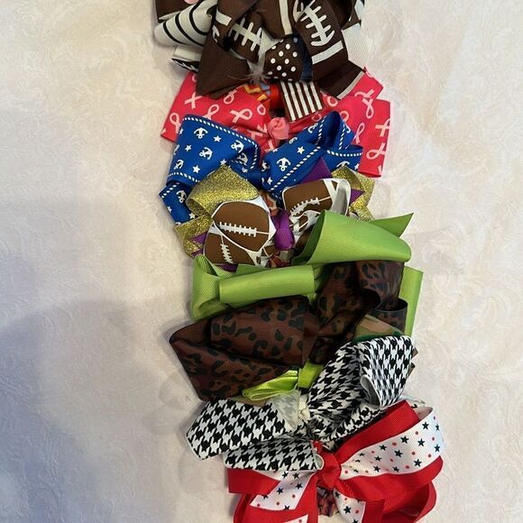 Hair Bows Barettes Set of 40 All Colors main image 12
